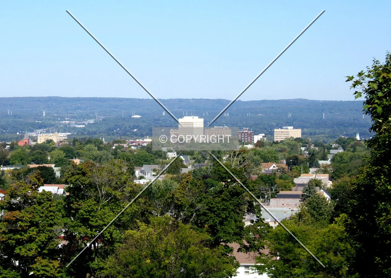 Downtown from the south