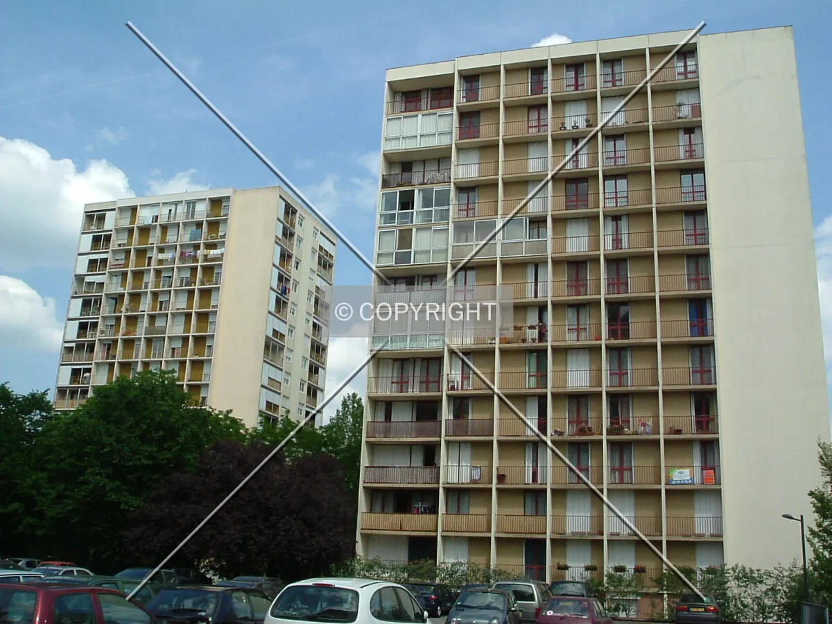 Faces ouest des immeuble 1 & 2