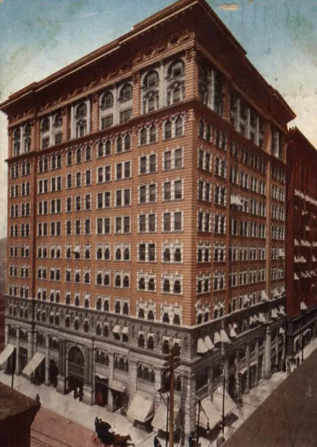 Vintage view from the southeast