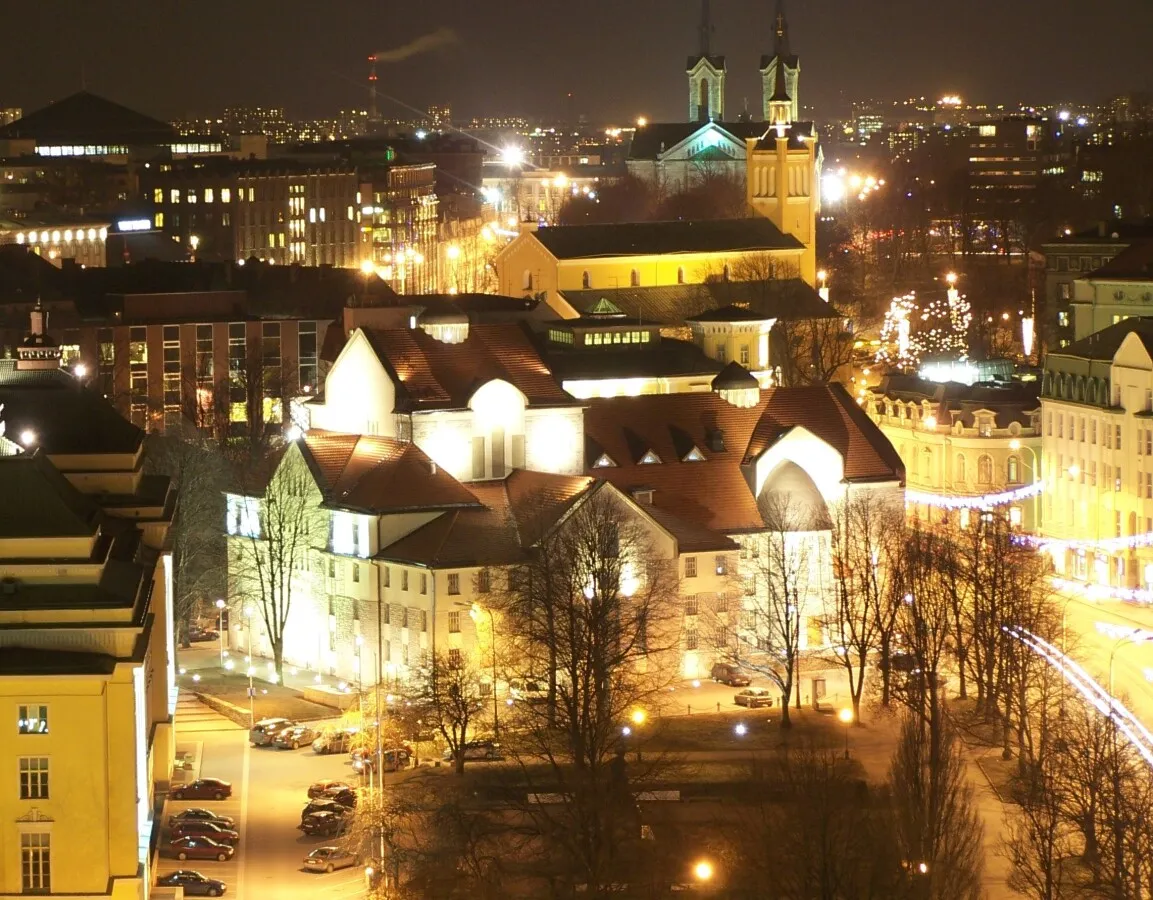 View from Viru hotel at night