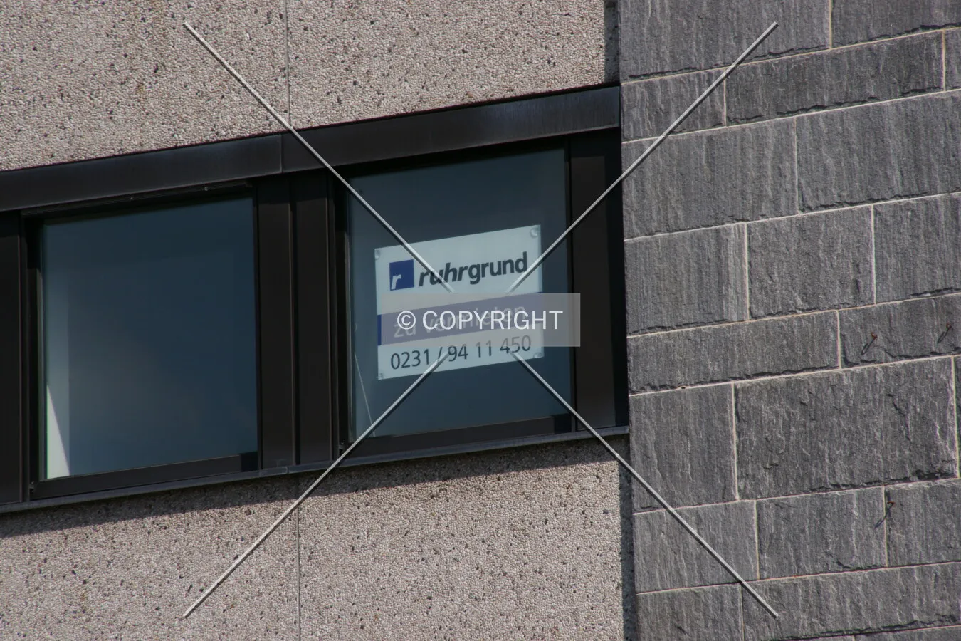 Offices to let - rental sign