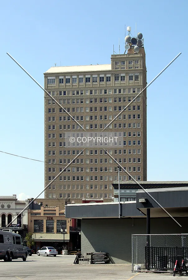 Looking north from Bowie Street