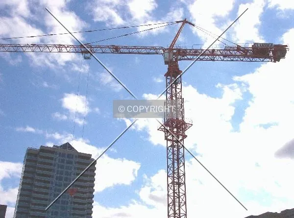 The crane at York Plaza