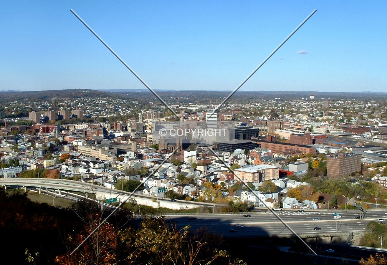 View northeast from Garret Mountain