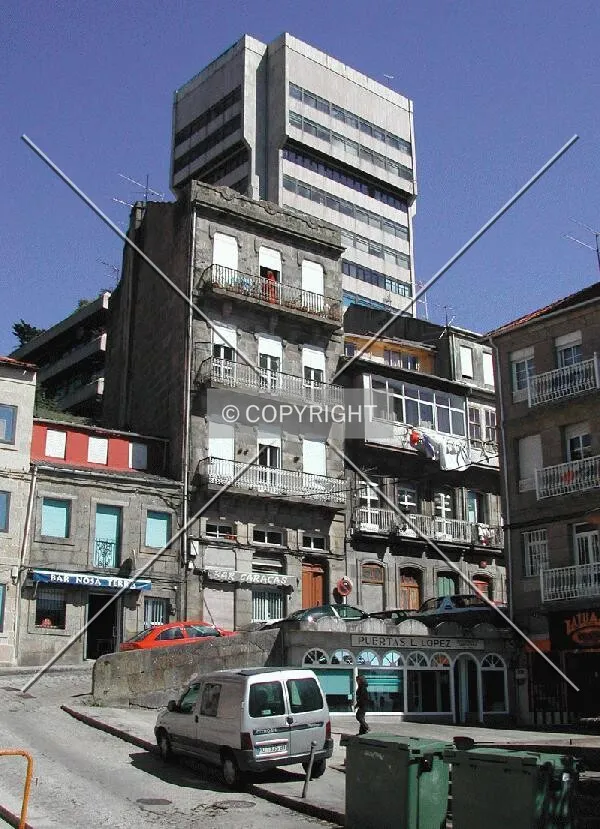 City of contrast, modern architecture and old fishermen's houses