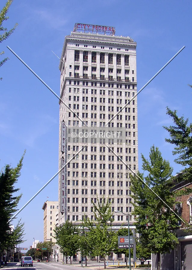 Looking west from 2nd Avenue North