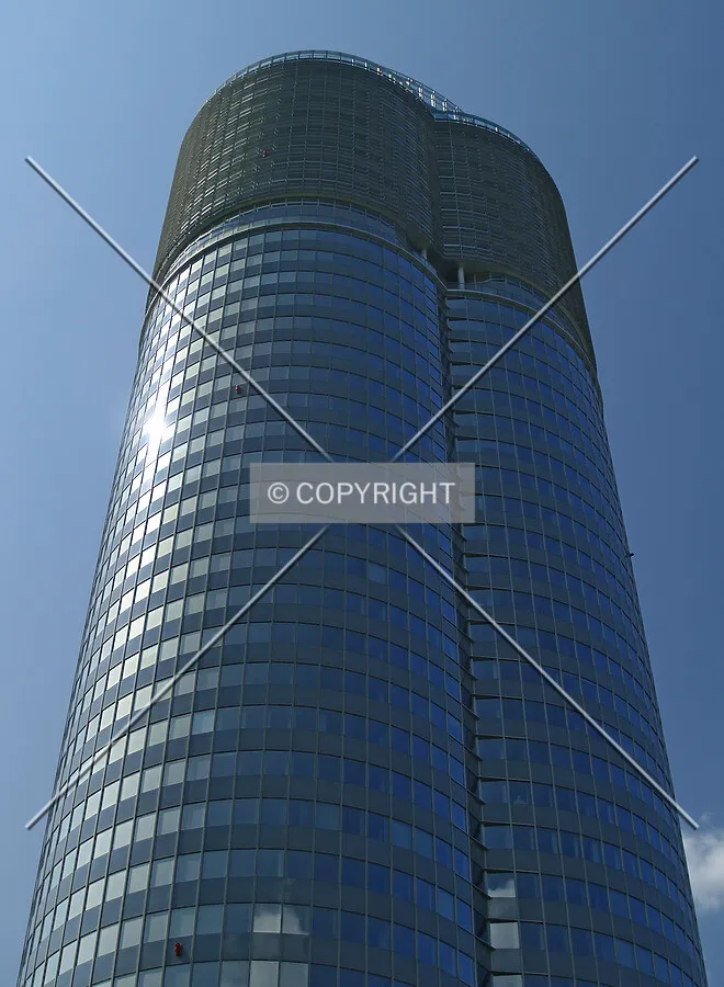 Looking up from the north