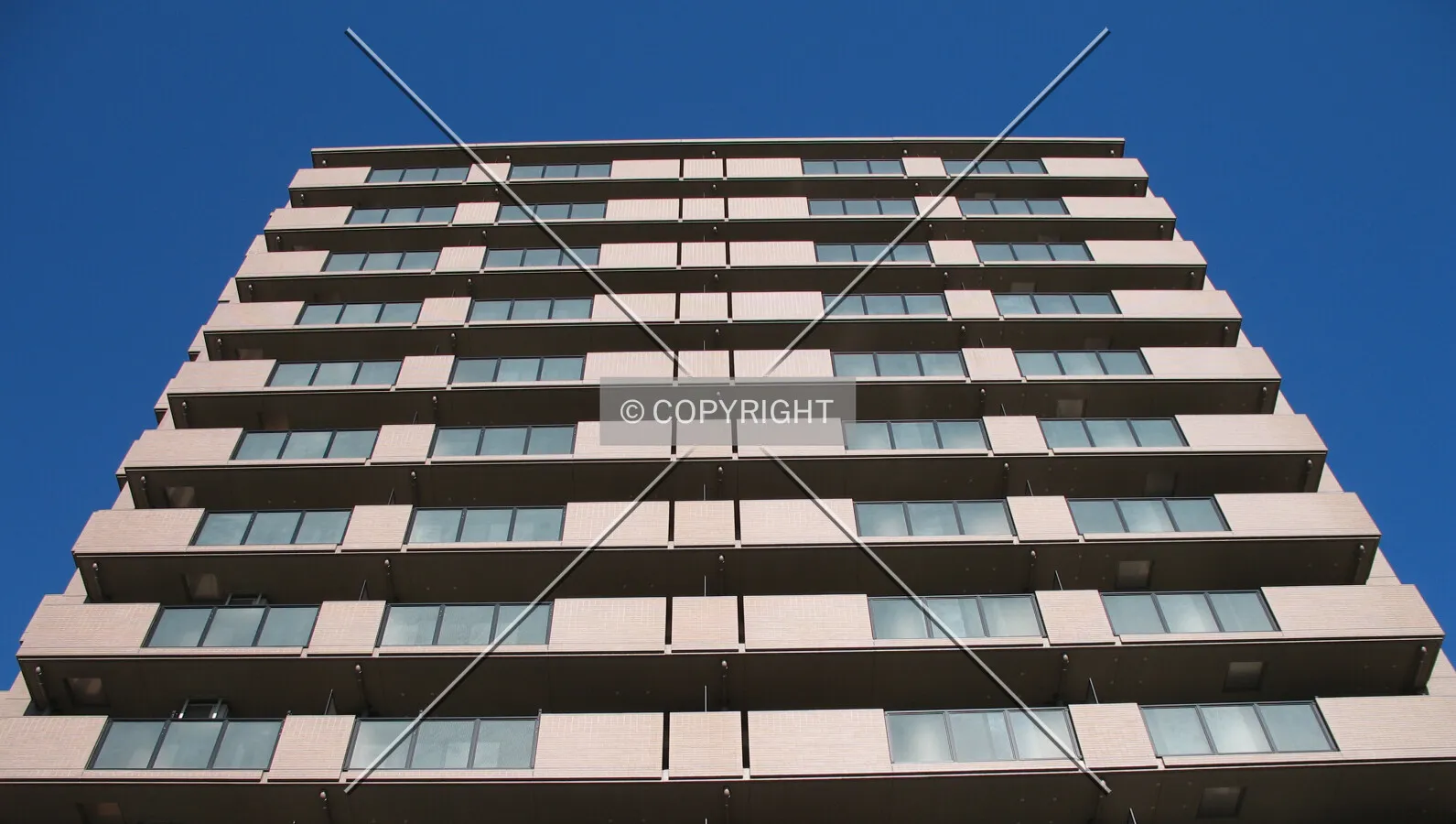 Looking up from the southeast