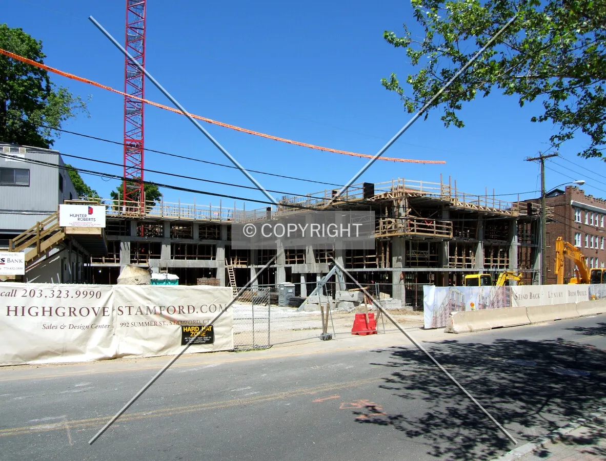 View from the southwest on Forest Street