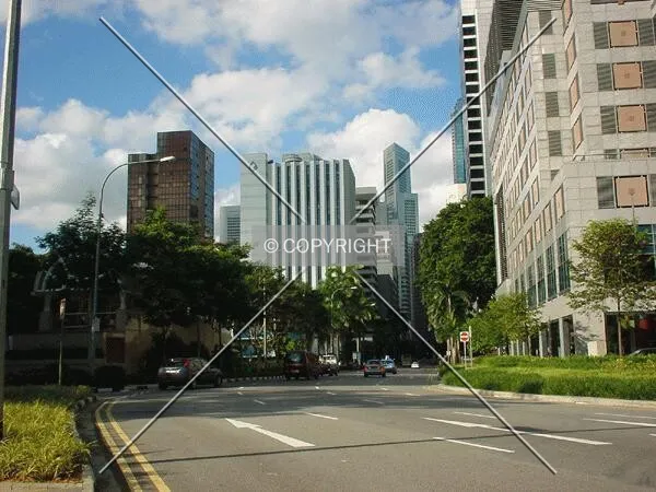 View up from the south