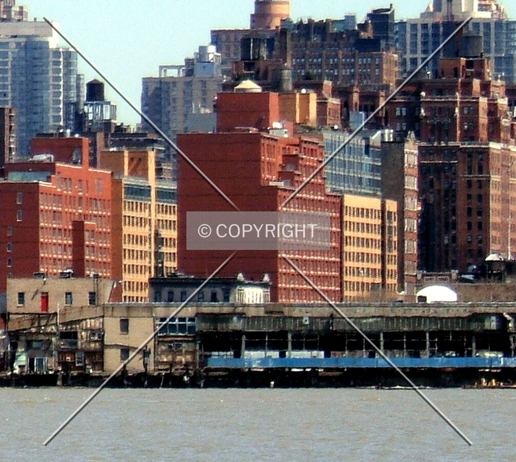 View from the west across the Hudson River