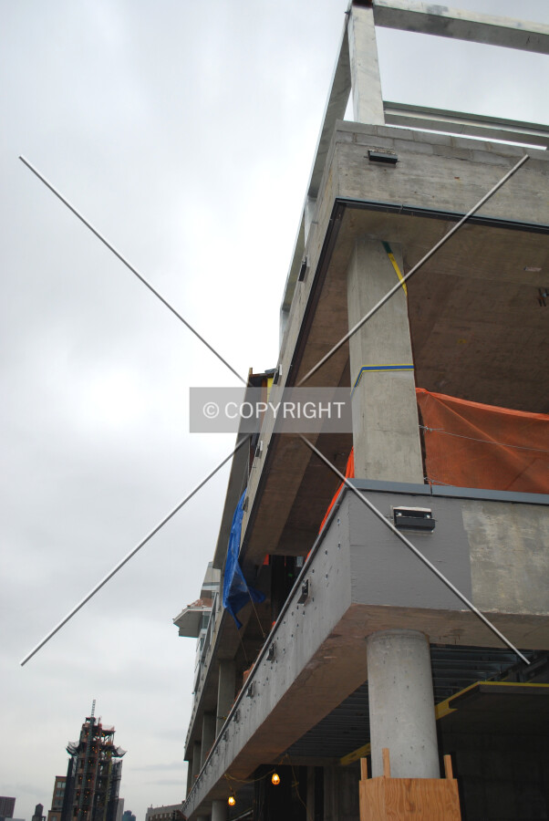 Northeast corner of the top floor