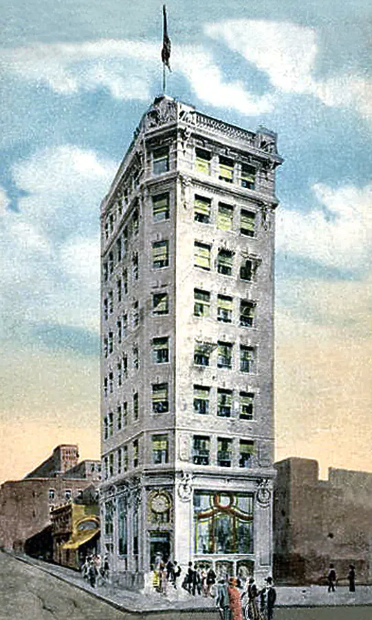 Vintage view from the southwest