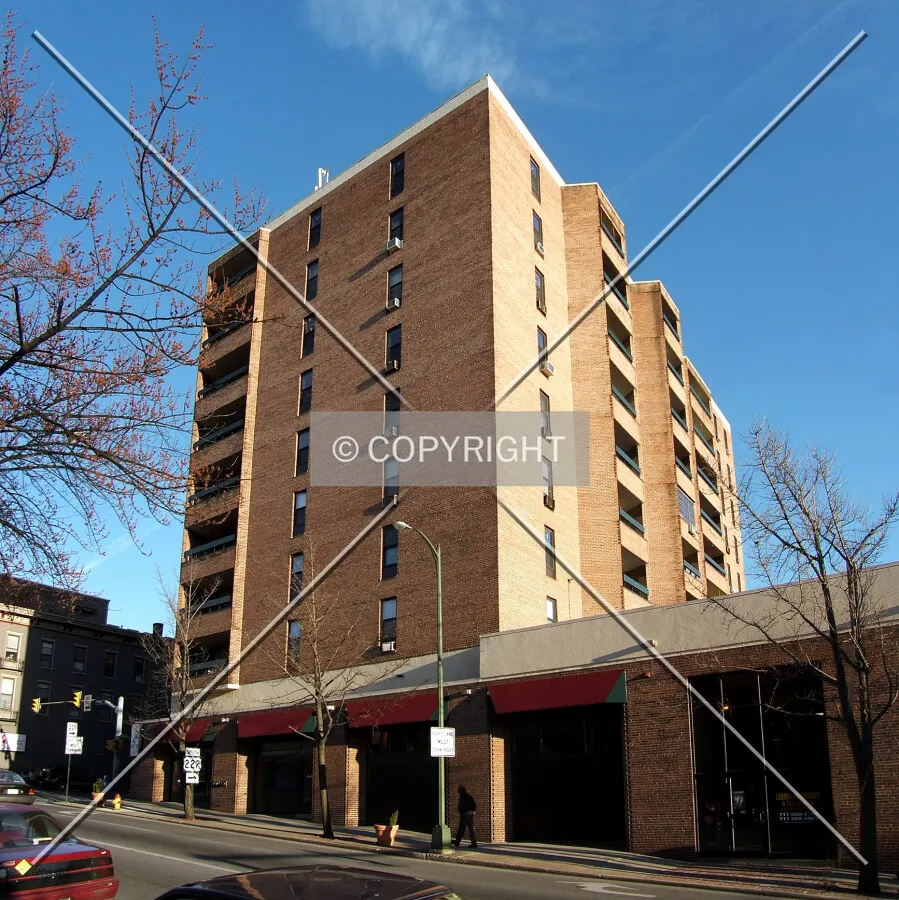 View from the northwest across King Street