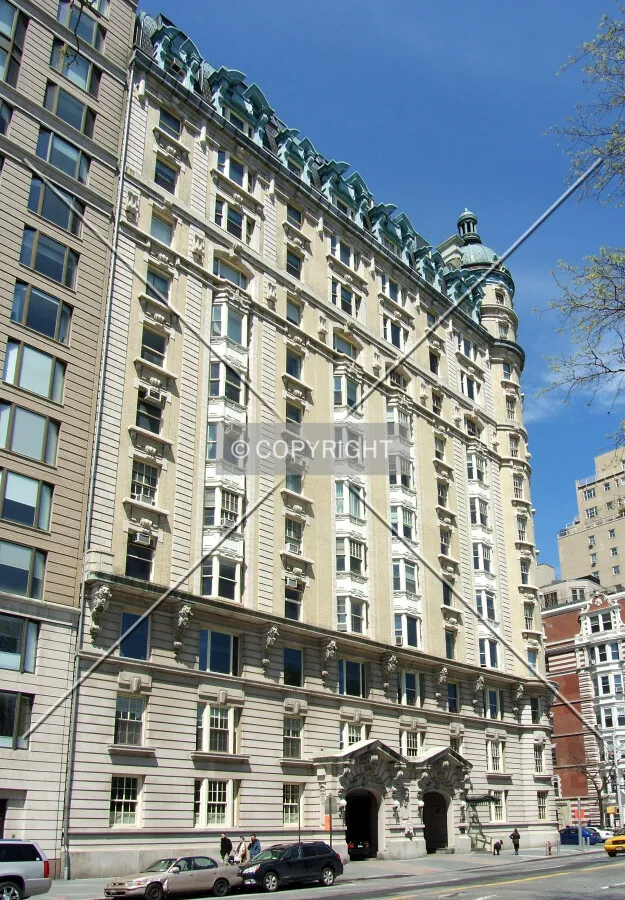 View from the southeast on Central Park West
