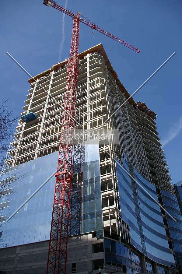 Looking north from the corner of Peachtree Road and Tower Place