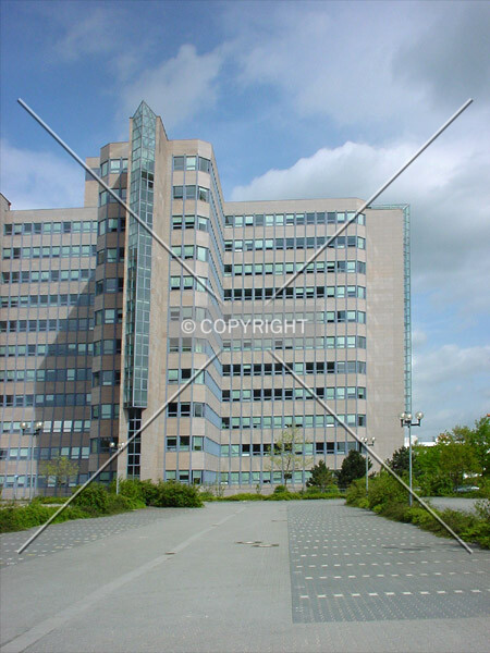 Back side of Atrium nearby Campus Tower