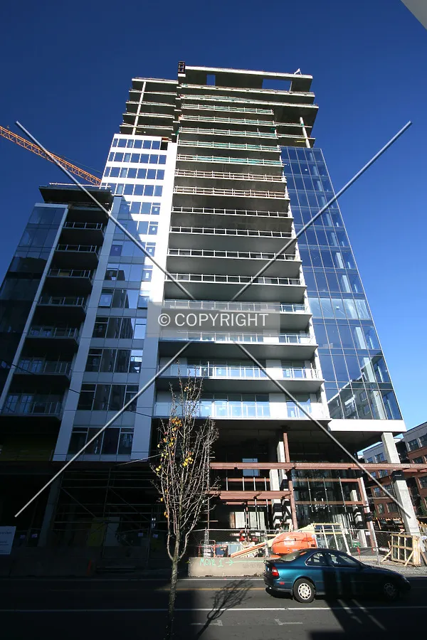 Looking up the southern side