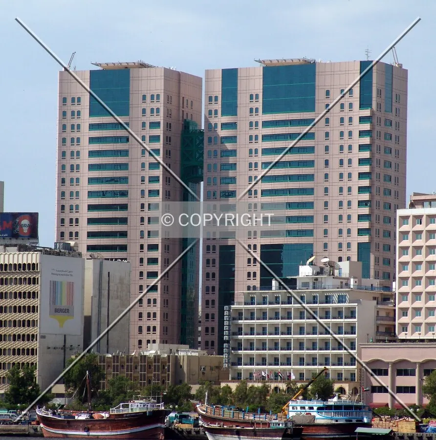 View from across Dubai Creek