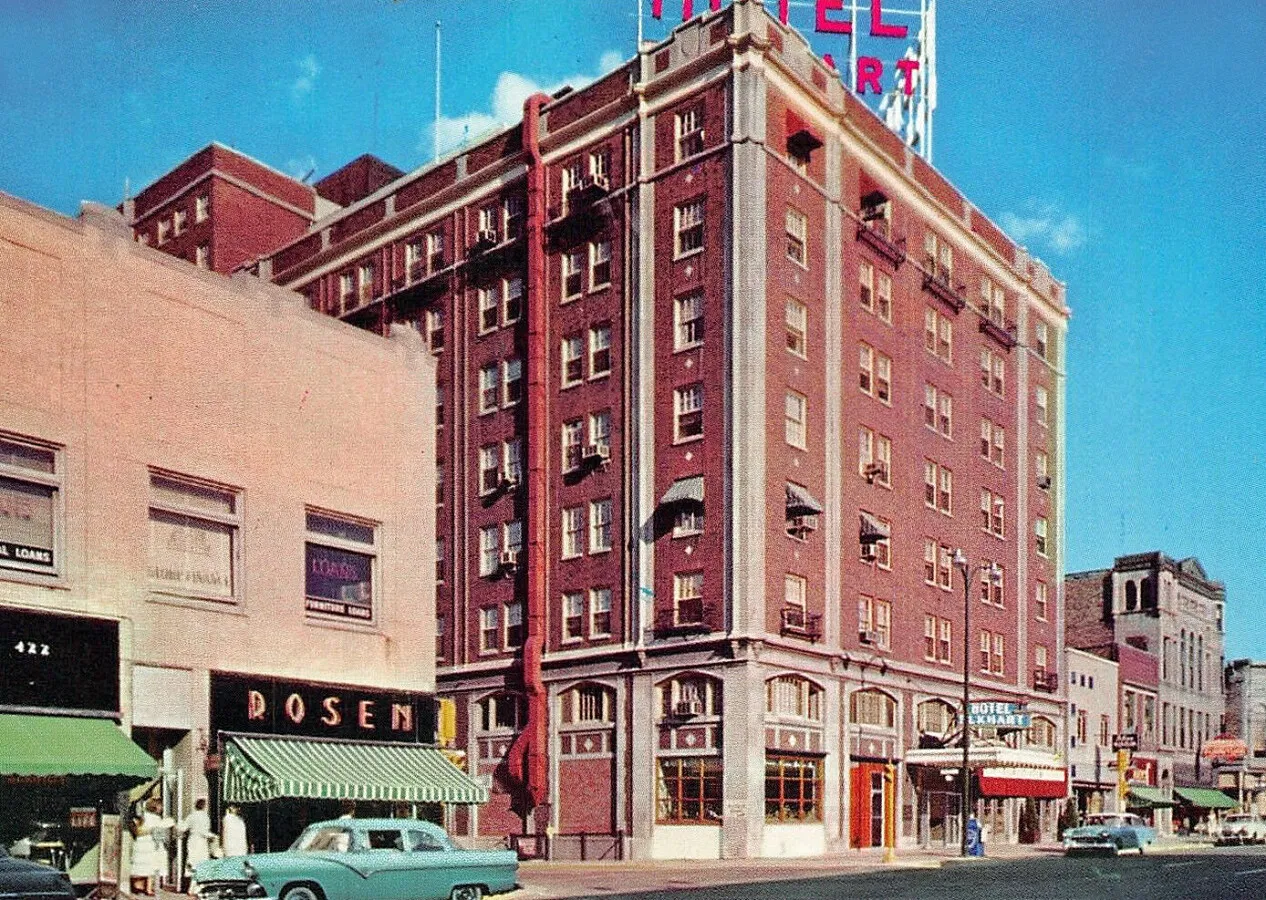 Vintage view from the northwest