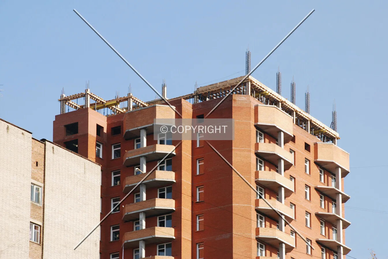Two additional floors are mounted