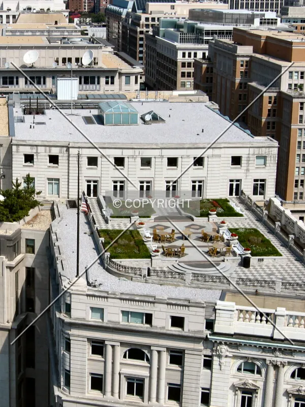 Rooftop terrace from the Old Post Office Tower