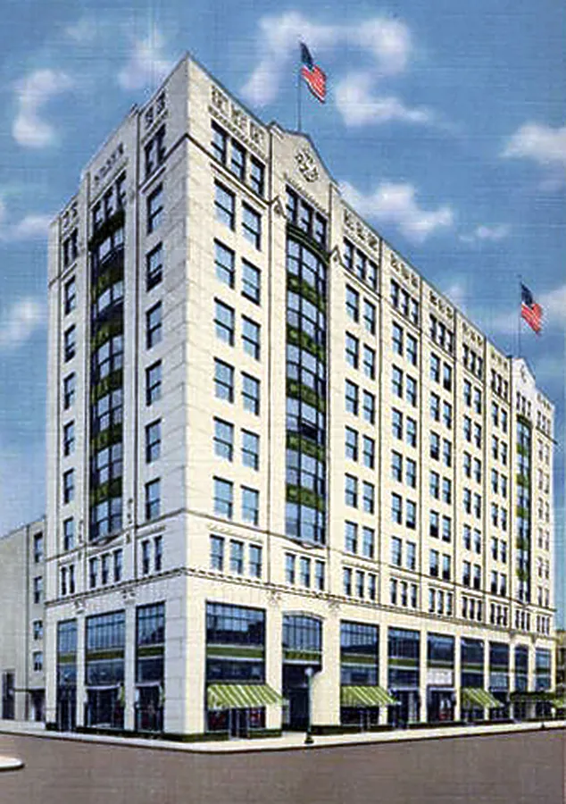 Vintage view from the northwest