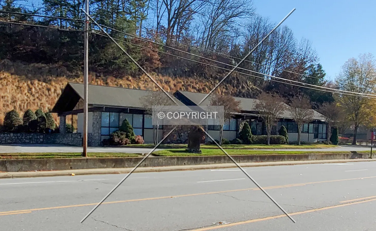 Northwest view; December 6, 2020