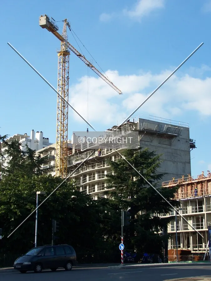 Chantier vu depuis le Pont de Strasbourg