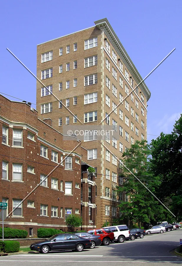 Looking north from Highland Avenue