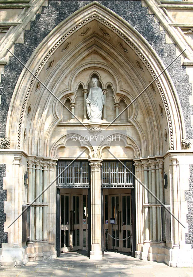 The south entrance