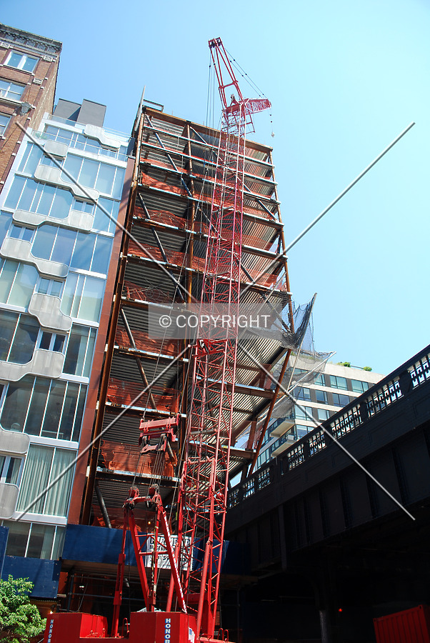 Looking up from West 23rd Street