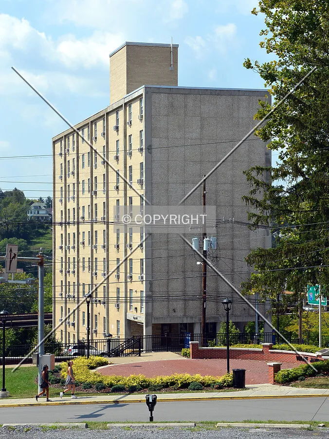 View from the southeast