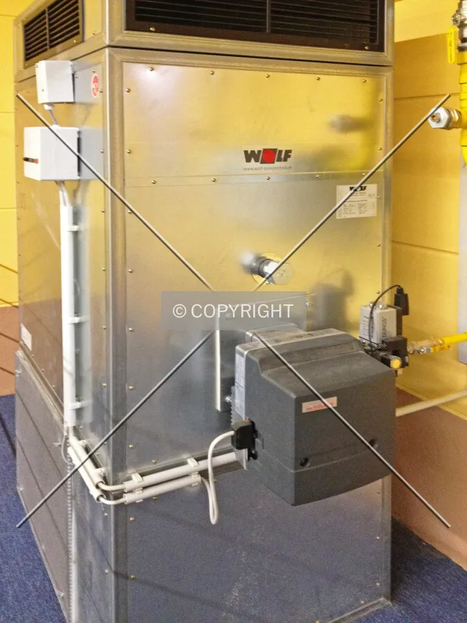 Machine used for air heating generation by Wolf