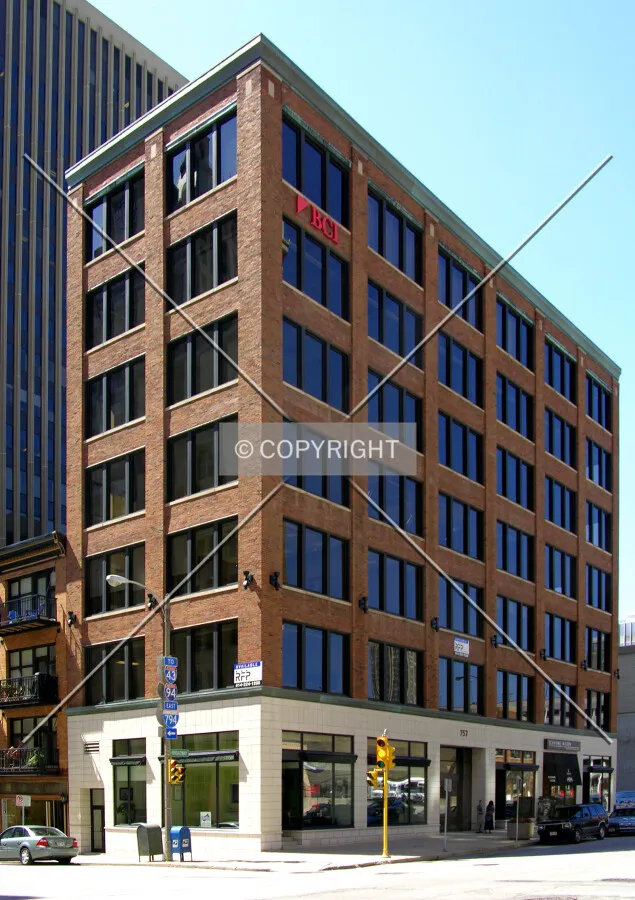 From the southeast across North Broadway