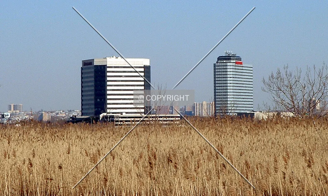 Meadowlands Plaza from the west