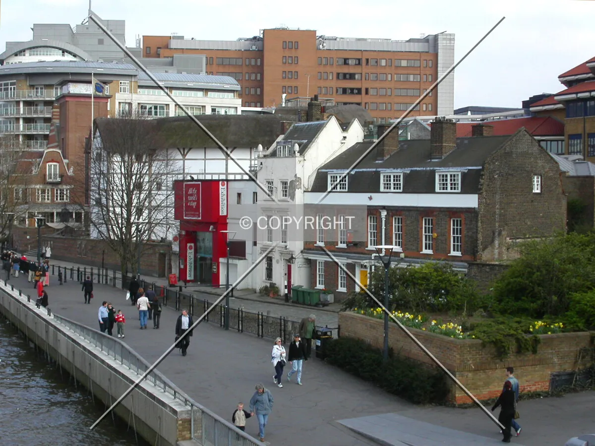 View towards Shakespeare's Globe Theatre