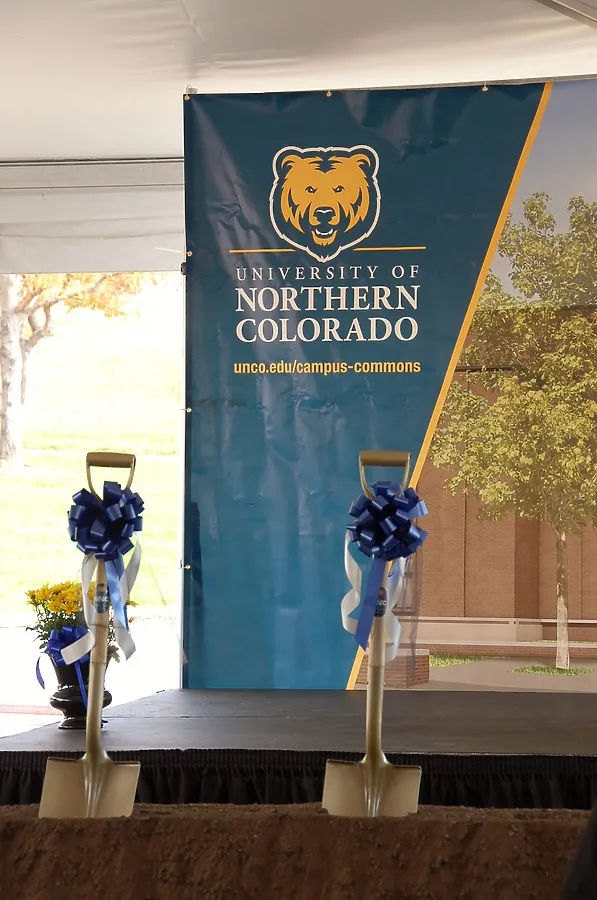 Ceremonial shovels at the ready