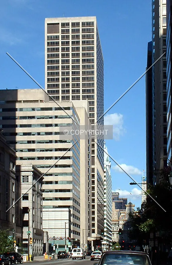 View from the west along Market Street