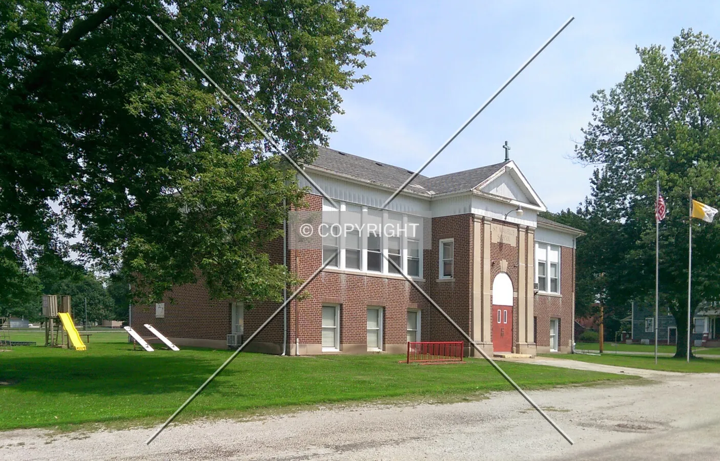 From the west; August 23, 2014