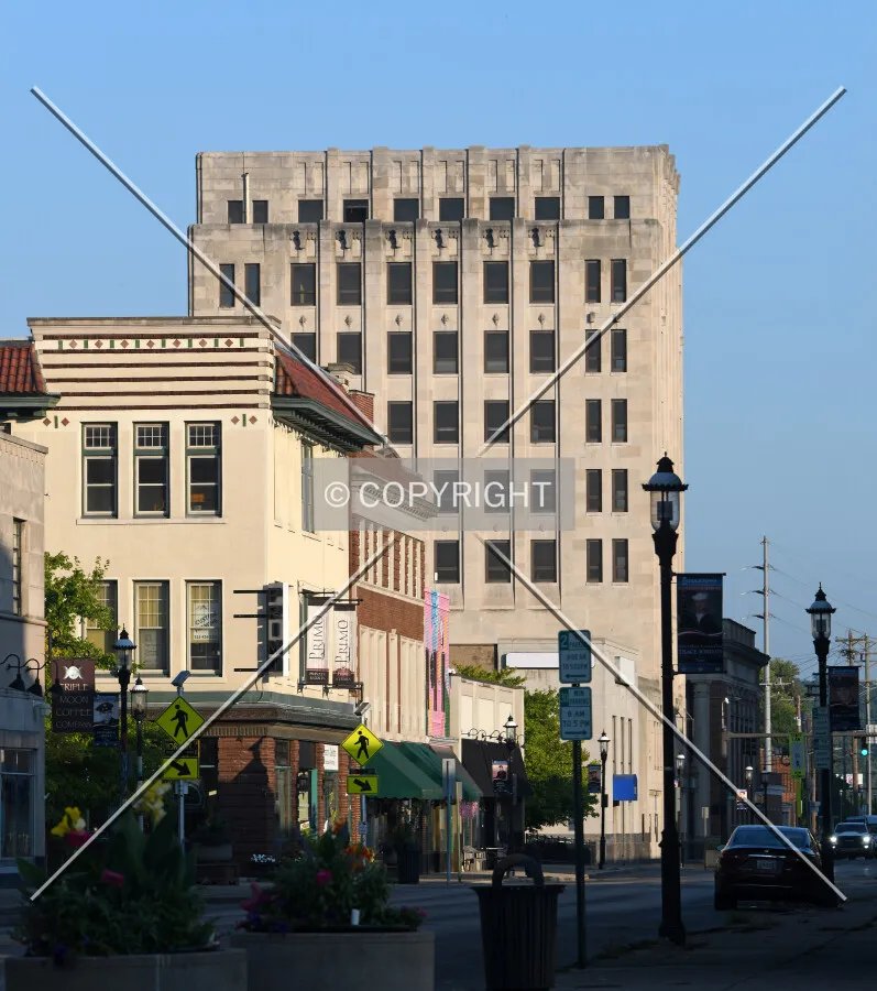 View from the southeast