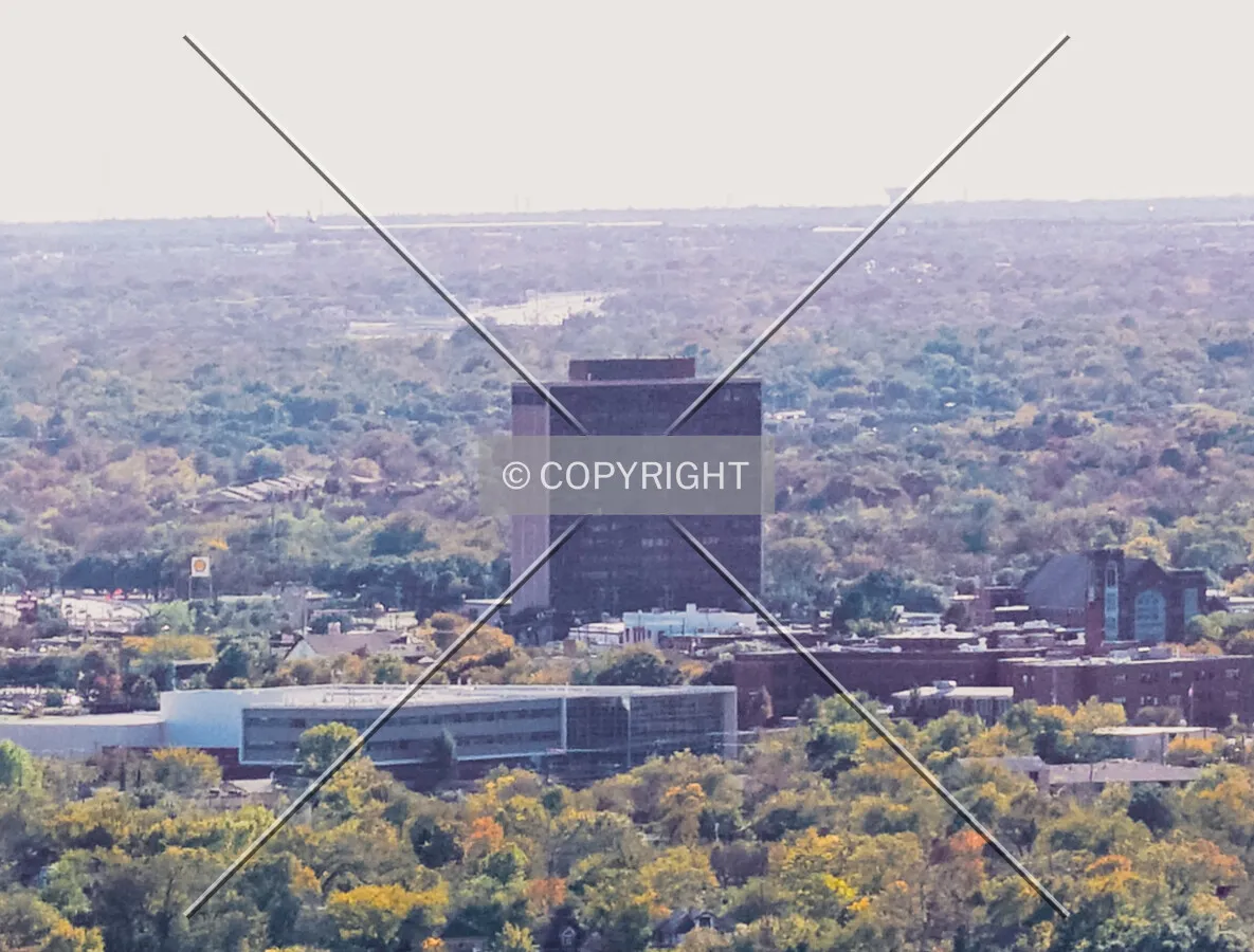 Distant view from the northeast; November 18, 2021
