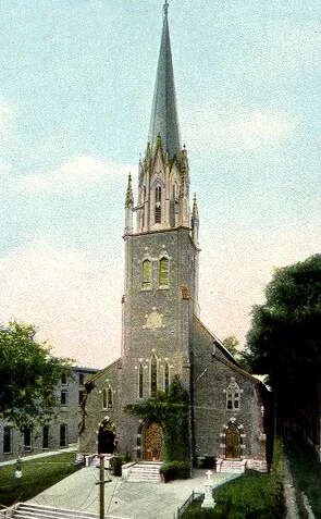 Vintage view from the southwest