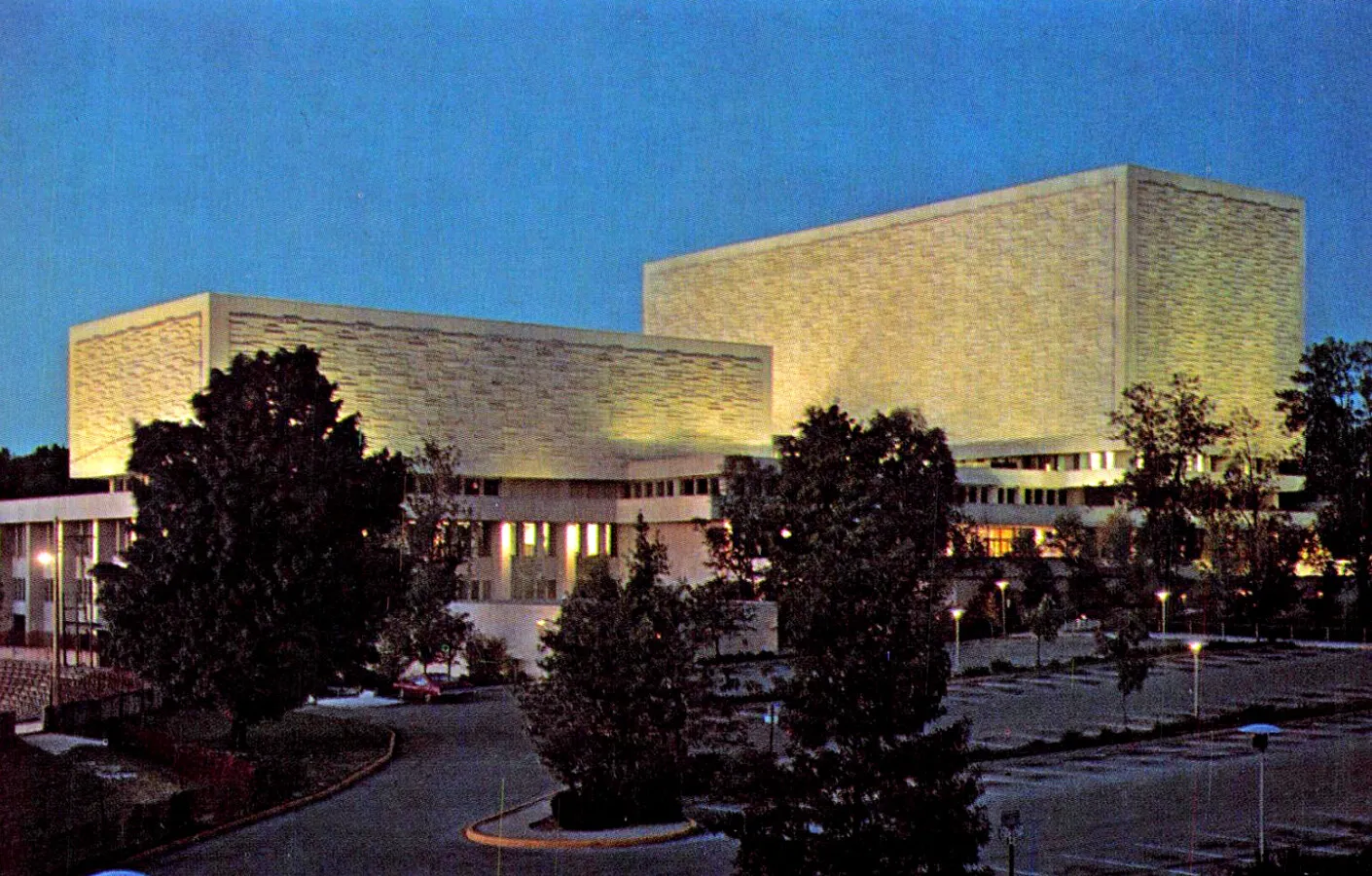 Vintage view from the southwest