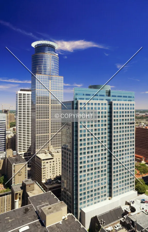 Looking northeast from Foshay Tower