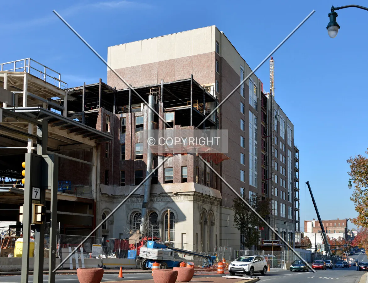 View from the southeast at 7th and Hamilton Streets