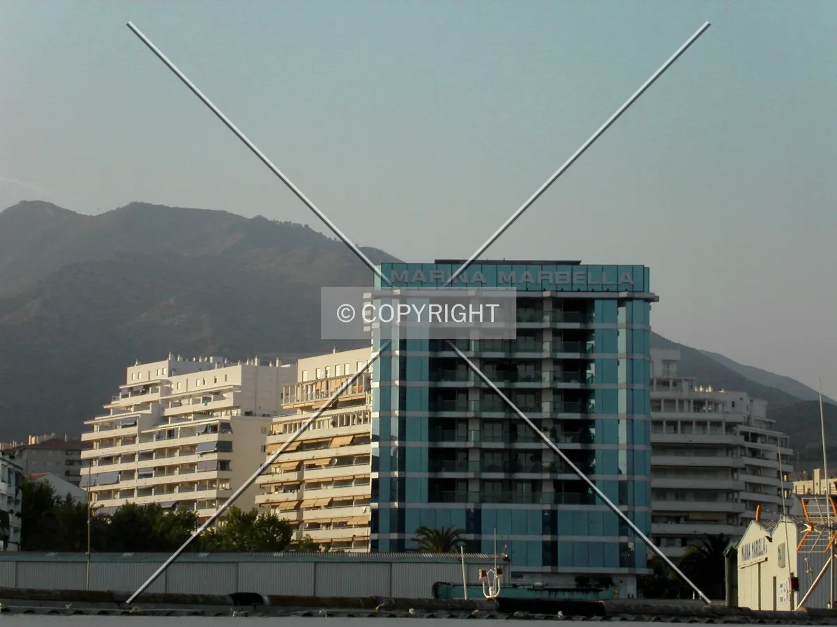 Southern side of the building as seen from the sea