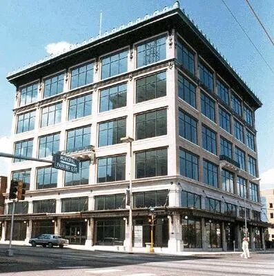 View from the northeast