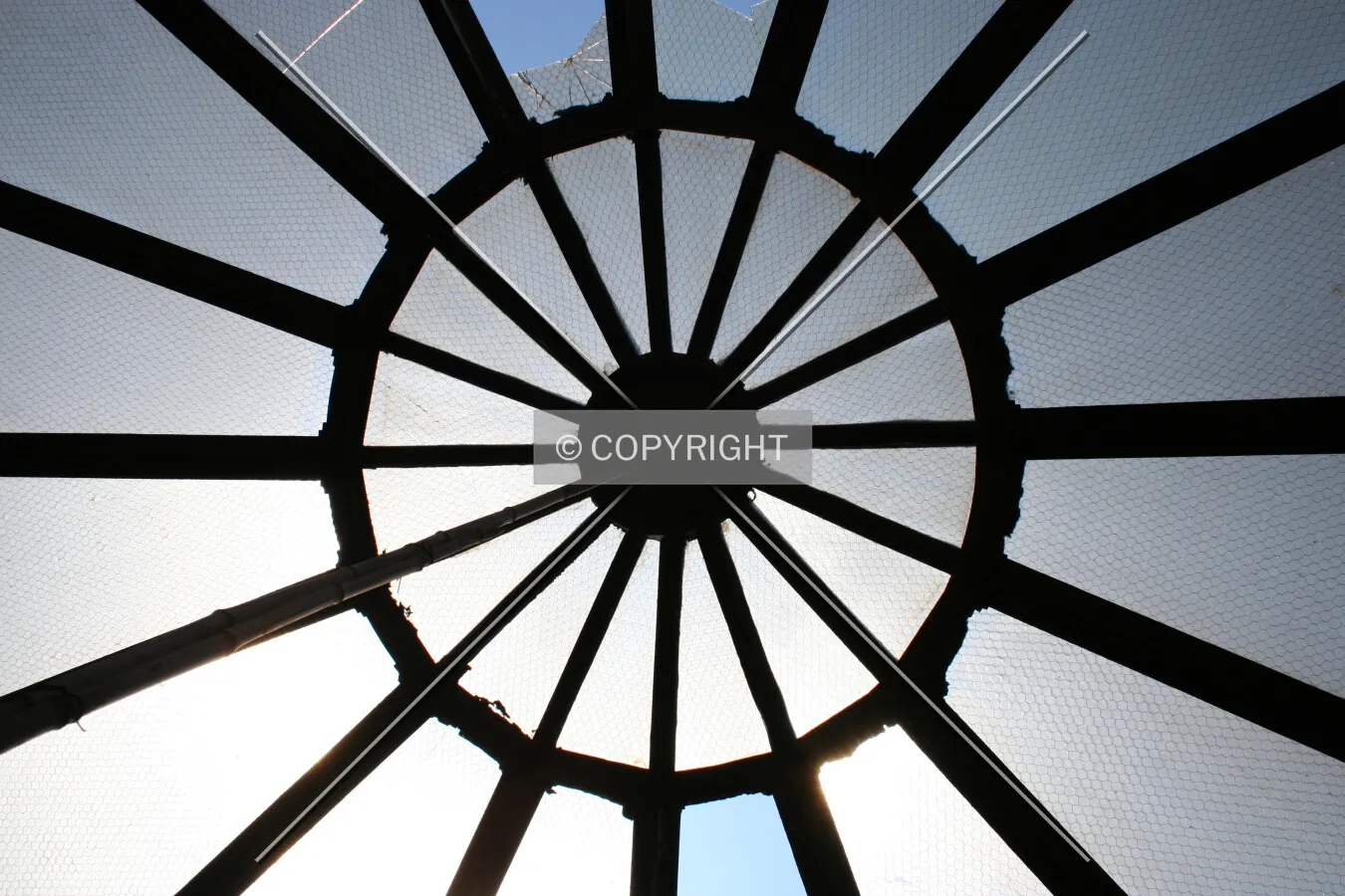 Skylight over the oculus
