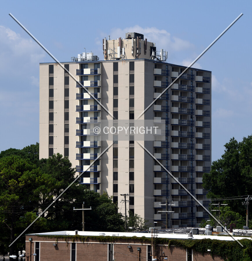 View from the northeast